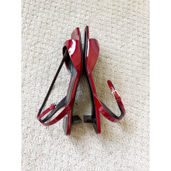 pierre hardy  stella patent kitten heel sandals 7 - Picture 6 of 9